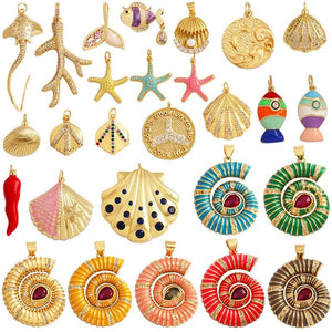 Fish Monta Ray Marine Organism Pendant