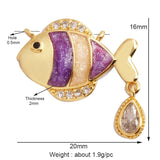 Fish Monta Ray Marine Organism Pendant