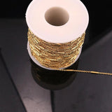 2m Style Charm Stainless Steel Chain Clamp Small Tube Women Party Jewelry