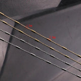 2m Style Charm Stainless Steel Chain Clamp Small Tube Women Party Jewelry