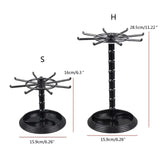 Rotating Rings Display Holder Necklace Keychain Stand Rack