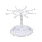 Rotating Rings Display Holder Necklace Keychain Stand Rack