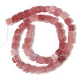 7-8mm Cube Natural Stone Bead Quartz Loose Bead Diy Jewelry Making