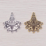 20 Tibetan Silver/Gold Earring Chandelier Connectors Charms Pendant