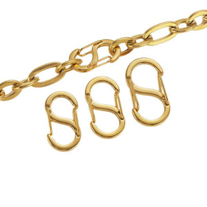 5pcs 18K Stainless Steel Spring Buckles Lobster Clasps DIY Jewelry Findings