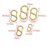 5pcs 18K Stainless Steel Spring Buckles Lobster Clasps DIY Jewelry Findings