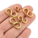 5pcs 18K Stainless Steel Spring Buckles Lobster Clasps DIY Jewelry Findings
