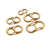 5pcs 18K Stainless Steel Spring Buckles Lobster Clasps DIY Jewelry Findings