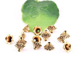 50pcs Tibetan Silver/Gold/Bronze Flowers Bead Caps Jewelry Making