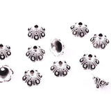 50pcs Tibetan Silver/Gold/Bronze Flowers Bead Caps Jewelry Making