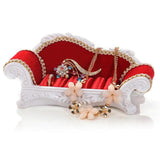 Velvet Resin Sofa Shape Jewelry Organizer