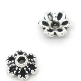 Flower Beads Caps Antique Silver for DIY Jewelry Making, 300PCs