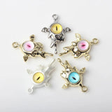 10pcs Candy Wings Eye Charms For Jewelry Making DIY Bracelet Earrings