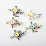 10pcs Candy Wings Eye Charms For Jewelry Making DIY Bracelet Earrings