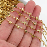 2M Stainless Steel Star Chains for Jewelry Making DIY Supplies