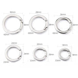 Stainless Steel Keyring Spring Clasps for Keychain Polishing
