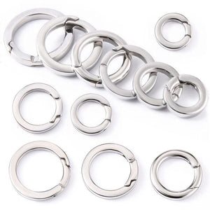 Stainless Steel Keyring Spring Clasps for Keychain Polishing