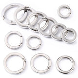 Stainless Steel Keyring Spring Clasps for Keychain Polishing