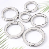 Stainless Steel Keyring Spring Clasps for Keychain Polishing