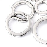 Stainless Steel Keyring Spring Clasps for Keychain Polishing