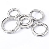 Stainless Steel Keyring Spring Clasps for Keychain Polishing