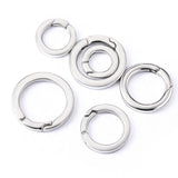 Stainless Steel Keyring Spring Clasps for Keychain Polishing