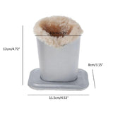 PU Leather Eyeglass Holders Sunglass Stand Soft Plush Lining