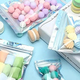 100 pc Holographic Laser Rainbow Self-Sealing Candy Bag with Window