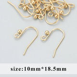 316L Stainless Steel Connector Hook for DIY Earrings