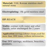 316L Stainless Steel Connector Hook for DIY Earrings