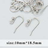 316L Stainless Steel Connector Hook for DIY Earrings