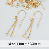 316L Stainless Steel Connector Hook for DIY Earrings