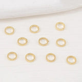 Closed Jump Rings Brass Silver Plated 4mm 5mm 6mm 8mm 10mm