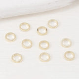 Closed Jump Rings Brass Silver Plated 4mm 5mm 6mm 8mm 10mm