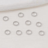 Closed Jump Rings Brass Silver Plated 4mm 5mm 6mm 8mm 10mm