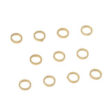 Closed Jump Rings Brass Silver Plated 4mm 5mm 6mm 8mm 10mm
