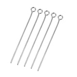 100Pcs Stainless Steel Flat Head Pin 18-50mm Round Ball Needles