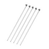 100Pcs Stainless Steel Flat Head Pin 18-50mm Round Ball Needles