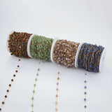 316L Stainless Steel 4x2.5mm Tube Bead Cable Chain 18K  DIY Jewelry Findings