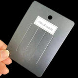 50pcs 7.5x10.5cm Hair Clips Display Cards for DIY Hair Jewelry
