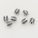 30pcs Tulip Bead Caps 9x8mm Flower Jewelry End Covers DIY Earrings Bracelets