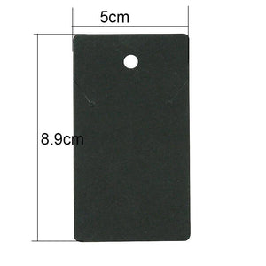 50pcs/lot Necklace Earring Cards Cardboard Organizers for Jewelry Packaging