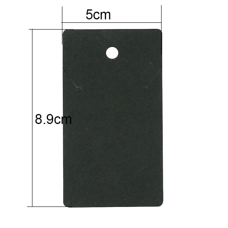 50pcs/lot Necklace Earring Cards Cardboard Organizers for Jewelry Packaging