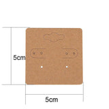 50pcs/lot Necklace Earring Cards Cardboard Organizers for Jewelry Packaging