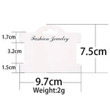 50pcs/lot Necklace Earring Cards Cardboard Organizers for Jewelry Packaging
