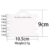 50pcs/lot Necklace Earring Cards Cardboard Organizers for Jewelry Packaging
