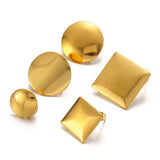 10Pcs Stainless Steel Earring Studs Base with Ear Plug for DIY Jewelry