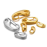 5 Pcs Stainless Steel Lobster Clasp Hooks for Jewelry Making 16-32MM