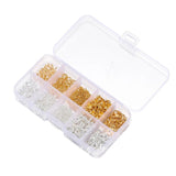 640Pcs Lobster Clasp Jump Ring Spacer Beads Chain Kit