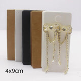 100pcs Earrings Cards Paperboard Jewelry Display Cardboard Hot Delicate Cards
